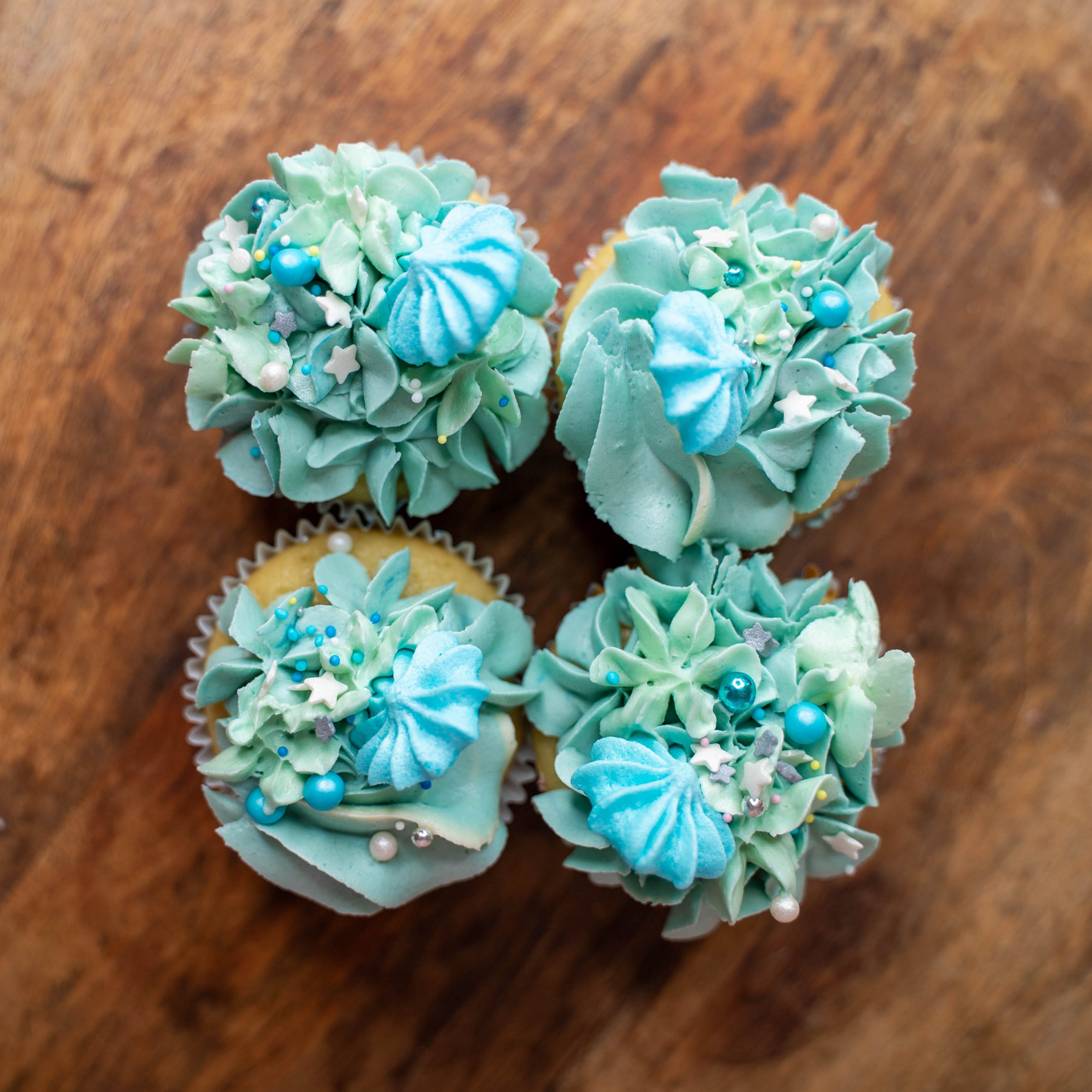 Cupcakes voor sales babyshower
