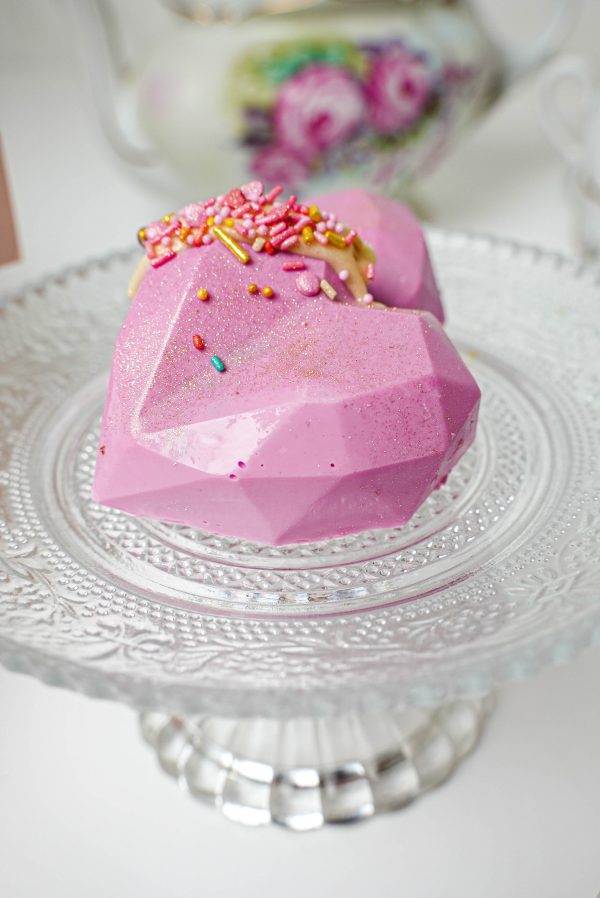 Hart cakepops per stuk -verschillende kleuren-