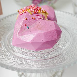 Hart cakepops per stuk -verschillende kleuren-