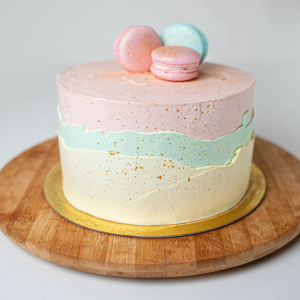 3 Color cake (choose your color)