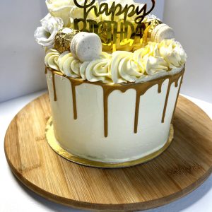 Gold & White cake