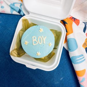 baby boy bento cake