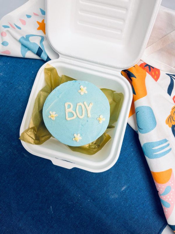 baby boy bento cake