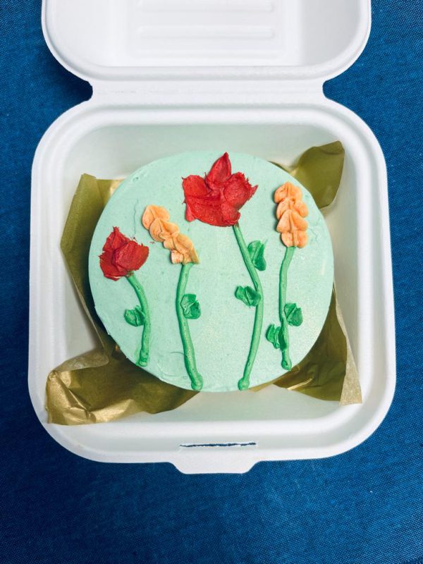 flower bento cake