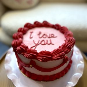 Valentines cake love you